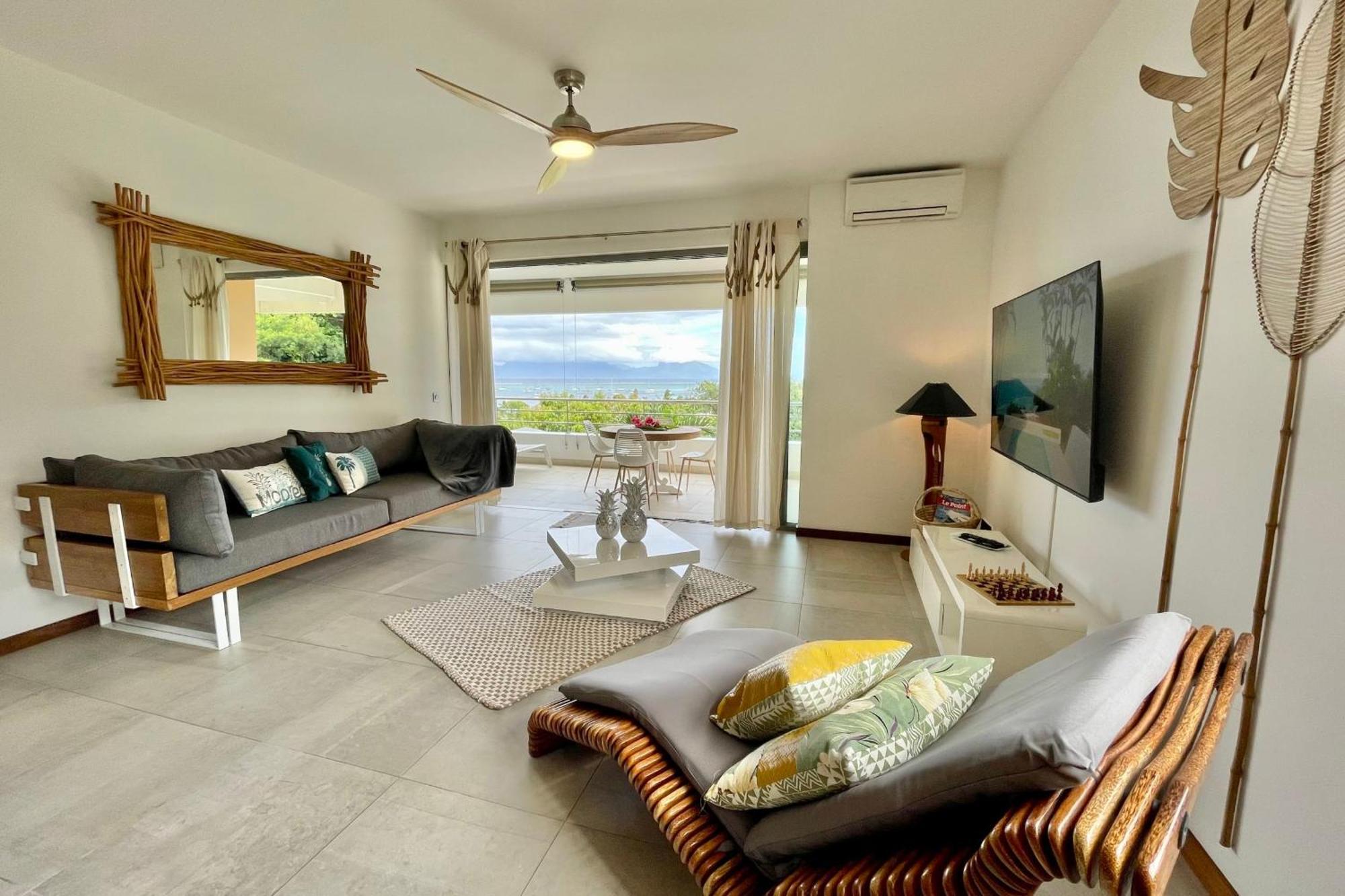 Manuia Luxury Apartment - Tahiti Punaauia -Wi-Fi Netflix Pool & Gym Exterior foto
